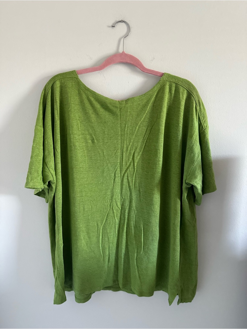 Eileen Fisher Organic Linen Boatneck Top - Relaxed Fit